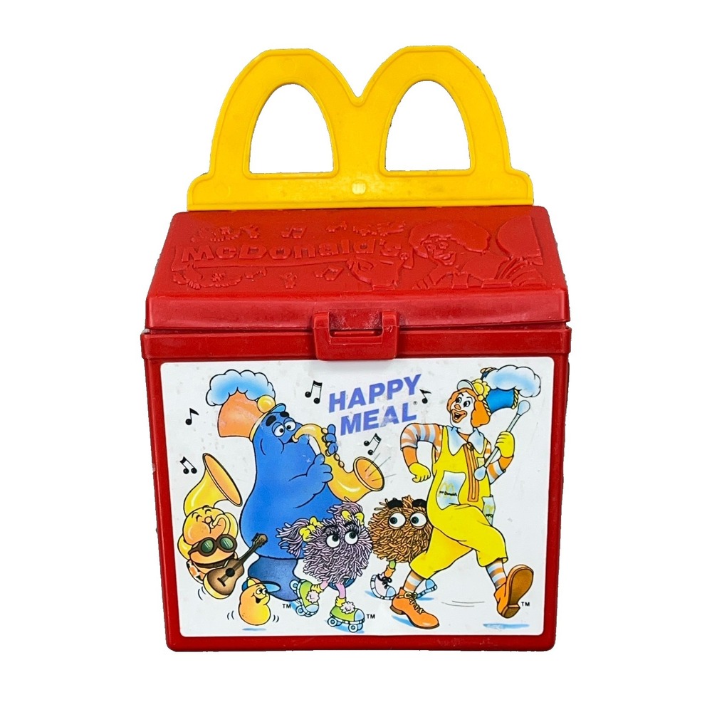 Vintage McDonald's Fisher Price Happy Meal Lunch Box Toy Box only  1989 80s